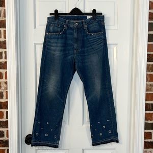 Rag & Bone Crop High Rise Jeans